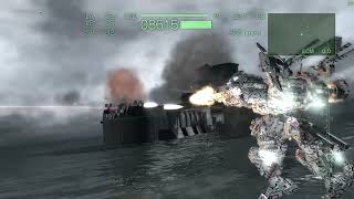 Armored Core: For Answer - Defeat AF Giga Base escorted by the BFF 8th Fleet using a VOB