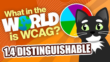 What is WCAG? 1.4 Distinguishable