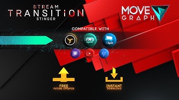 Stream Stinger Transition with Sound - CASS Red 🔴