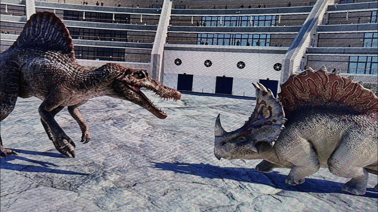 Jurassic World evolution two semi aquatic battle Royale