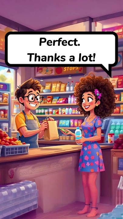 How to Buy a Bottle of Water in English