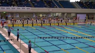 20180127_千葉県短水路選手権_男子50MFly予選最終組