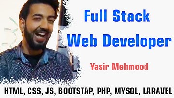 Yasir Mehmood | Full Stack Web Developer | Course Review | Alumni | Rawalpindi Islamabad