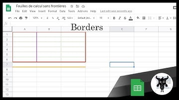 Google Sheets Beginners: Borders (7)