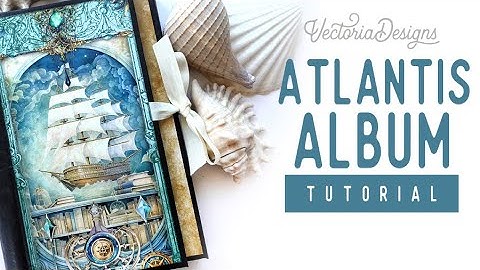 Interactive Album Tutorial | Atlantis Crafting Printables | Moving Waterfall Cards