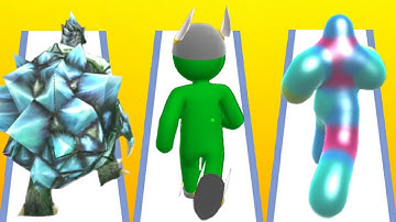 KAIJU RUN vs GIANT RUSH vs BLOB RUNNER 3D - Triple Game