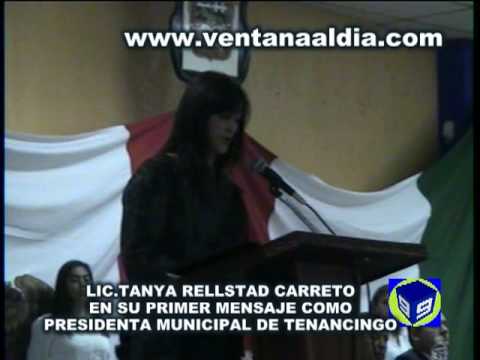 TENANCINGO PRIMER MENSAJE DE TANYA COMO PRESIDENTA...