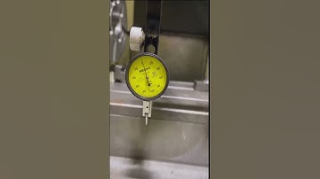 CNC Machine Y axis Checking with dial gauge #shorts #cnc#ytshorts