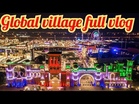 Global village Dubai 2021 // New season 26 , New Attraction // Fireworks &  Fire Dragon show