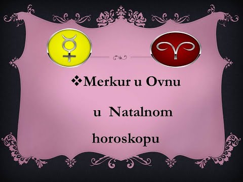 Merkur u Ovnu u Natalnom horoskopu