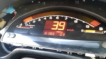 swap gauge cluster  s2000 in my delsol :)