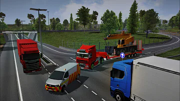 Universal Truck Simulator Gameplay With New Truck "DAF XF 105"