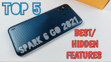 Tecno Spark 6 Go 2021 Top 5 Best/Hidden Features | Tips And Tricks