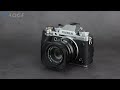 Haoge LH-X35 Square Metal Lens Hood Shade for Fuji Fujifilm XF 35mm