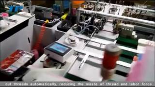 full automatic dish towel machine cross sewing TPET