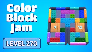 Color Block Jam Level 270 | Every Puzzle Solved! 🎯