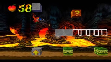 Crash Bandicoot 3: Warped (NTSC) 105% Walkthrough #013 Level 11: Dino Might! (1/2)