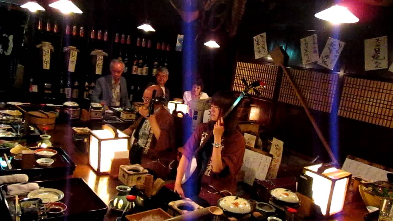 青森津軽三味線生演奏 津軽じょっぱり漁屋酒場 3 Youtube