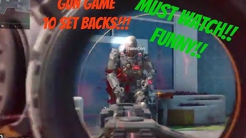 Call Of Duty-BO3-Gun game with 10 SETBACKS!!-Funny