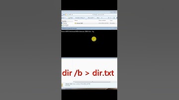 Create List of Files/ Folders in a Folder Automatically through Command Prompt @asadrg  #shorts