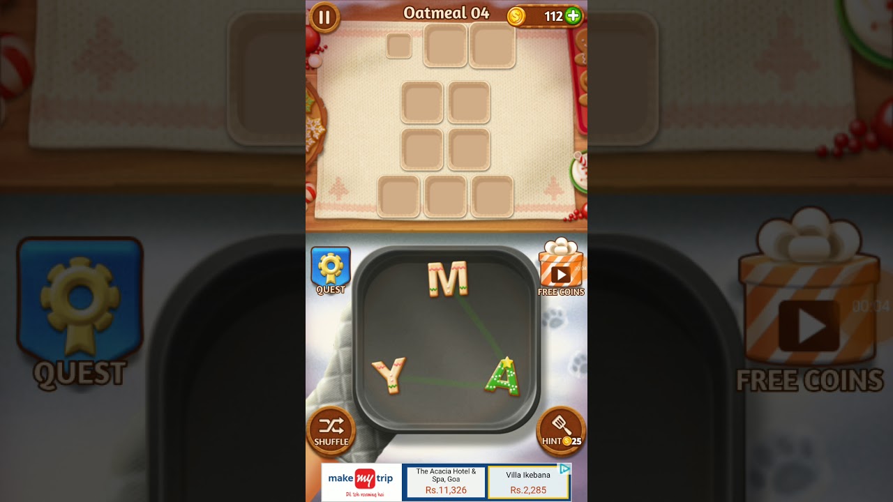 Word cookies Oatmeal level 04 solution YouTube