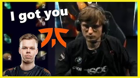 If 1 Fnatic Player is inting there are 3 left Smurfing