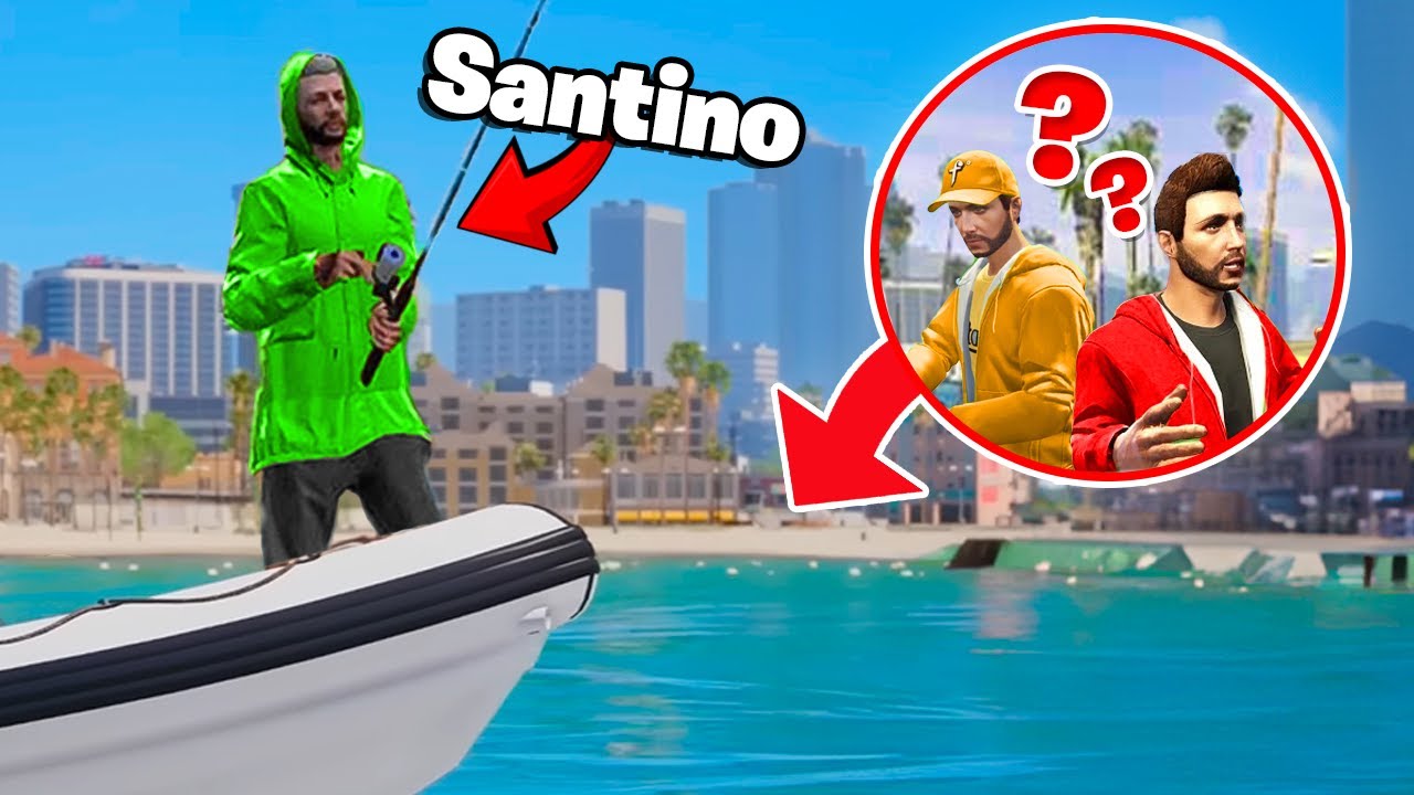 Verstoppen ALS VISSER NPC In GTA 5! 🎣