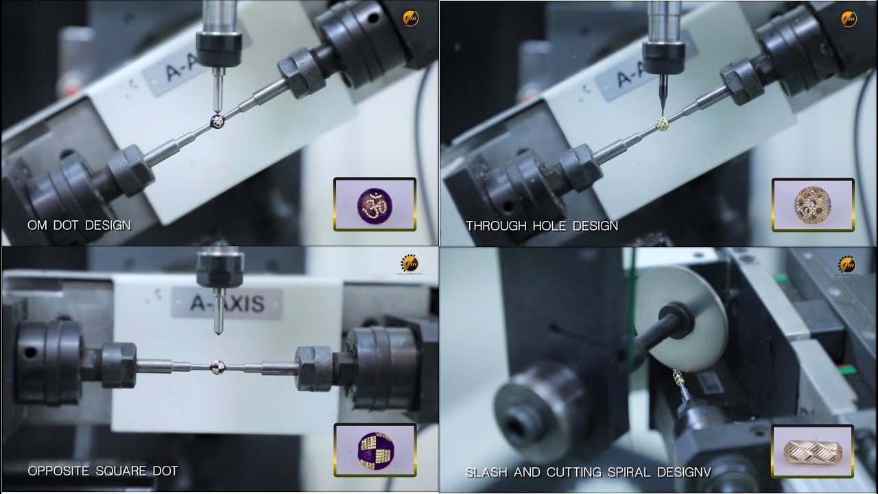 Full Automatic dot cut for hollow ball or beads (para cholkam)(OM-4BL-DH)