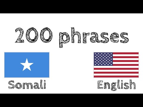 200 phrases - Somali - English