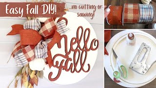 Fall Decor DIY Round Wood Sign Door Hanger by Christy Cain - Appalachian Home Co. 2,971 views 1 year ago 12 minutes, 36 seconds