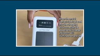 Letscom 30kmAh Solar Power Bank 2-pack with Integrated Cables & Handle