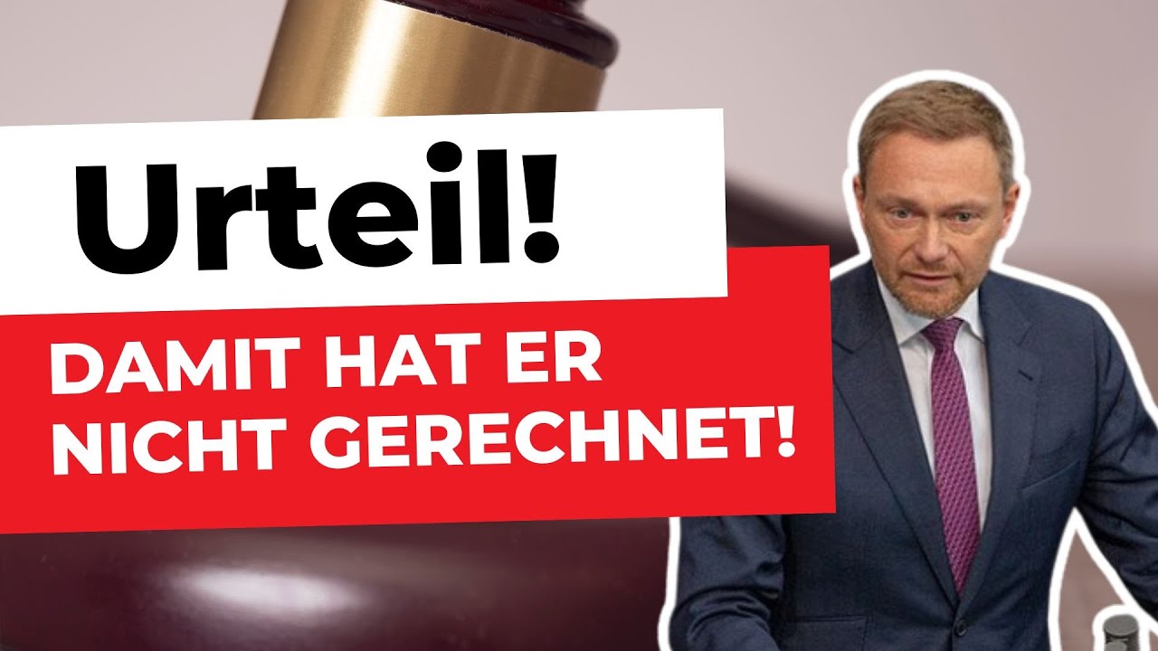 VERFASSUNGSGERICHT KIPPT Christian Lindners (FDP) Corona und Klima Haushaltstrick für 2021!