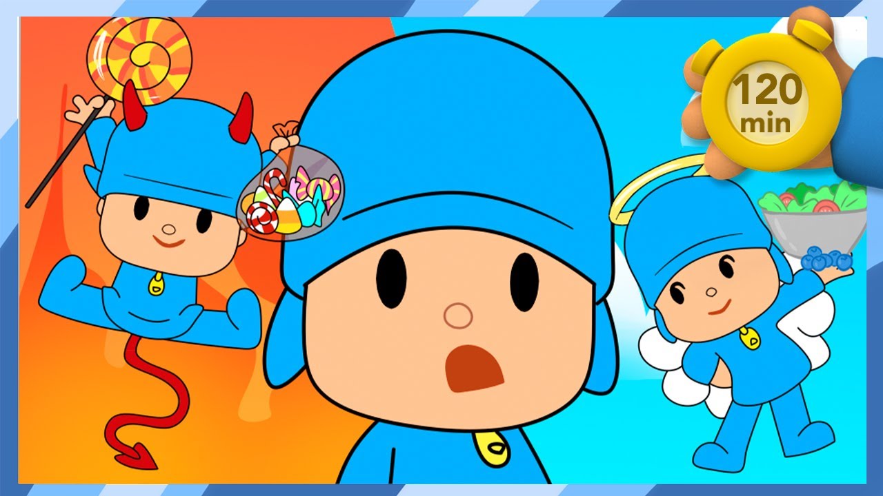 🎨 POCOYO E NINA - Aprendendo as cores [121 minutos]