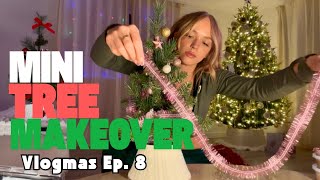 Vlogmas Episode 8 | Mini Xmas Tree Decoration 🎄 Mini Xmas Tree Target