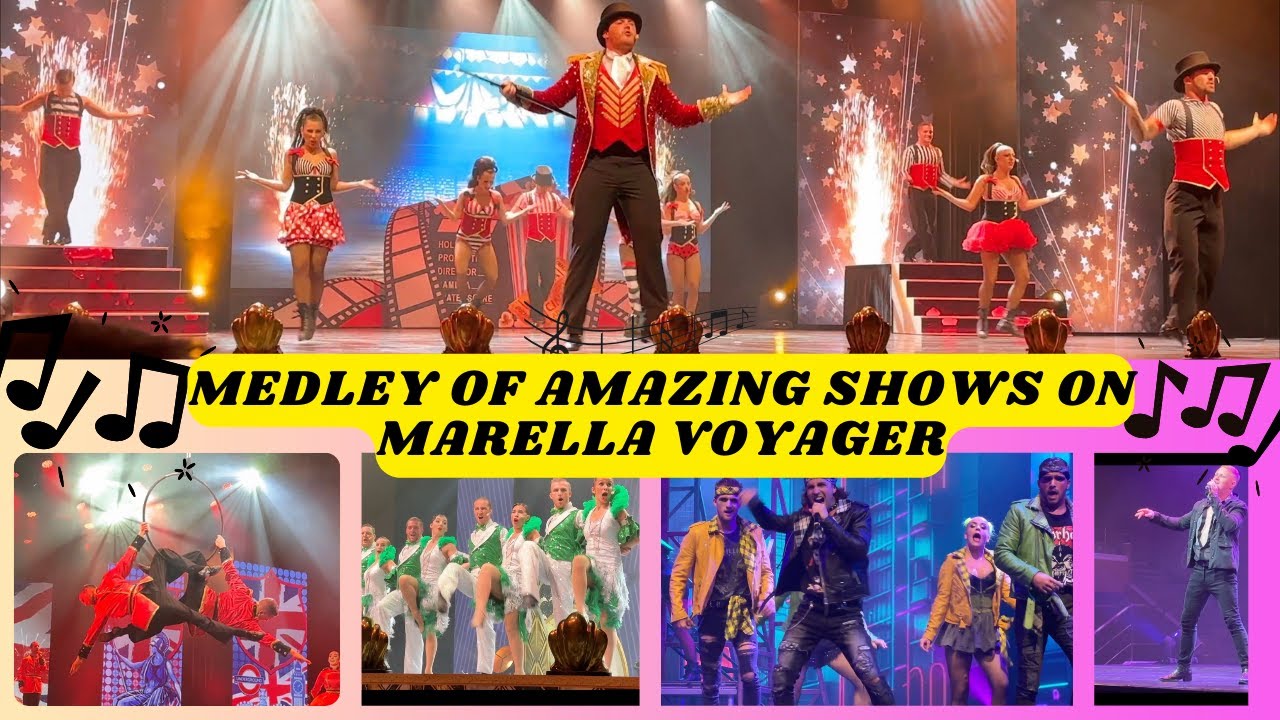 Amazing medley of Marella theatre shows. #medley #marella #shows