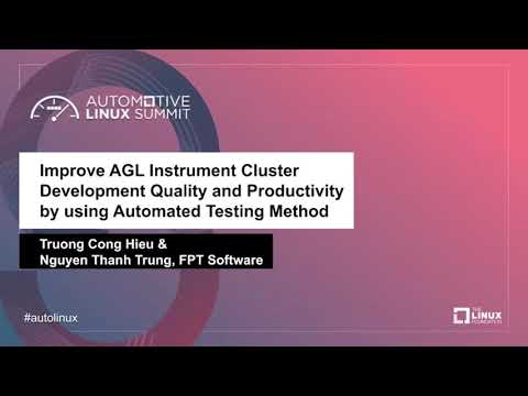 Improve AGL Instrument Cluster Development Quality & Productivity by using Automated Testing Method