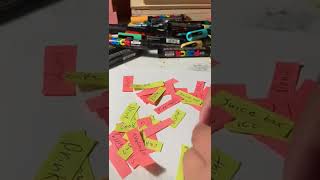 Making A Random Drawing Picker!! #shorts #art #posca #creativity
