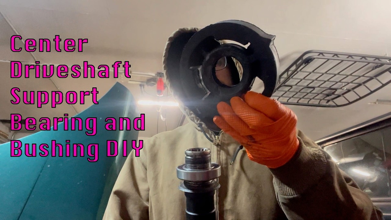 Begginers Guide to replacing the Volvo 240 Driveshaft Center Support Bearing and Bushing