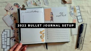 My 2022 Bullet Journal Setup | تخطيط العام الجديد | My Crafting World