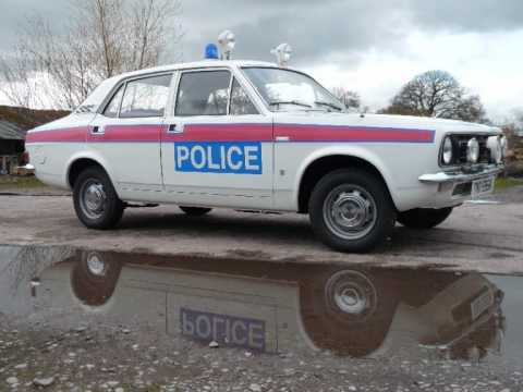 Morris Marina Old Essex Police Cop Car Classic Bri...