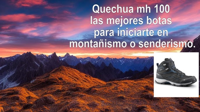 Zapatillas de montaña y trekking Hombre Quechua MH100