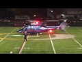 Helicopter landing Ontario high school 2016