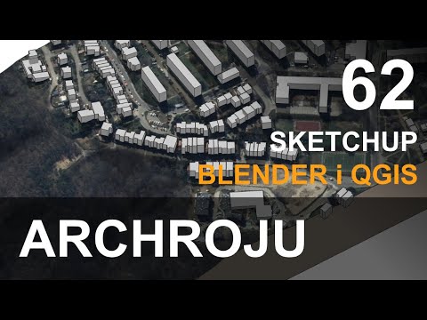 SketchUp - Teren 3d z Geoportal - Tutorial 62