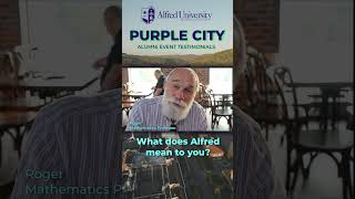 Alfred University | Purple City Alumni Event Testimonials #1