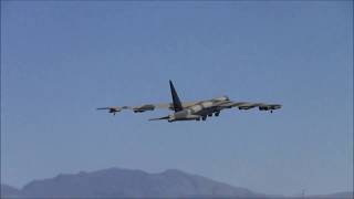Two GIANT SCALE B52 Stratofortresses: CRASH LANDING! Warbirds and Classics Event, Las Vegas 2017