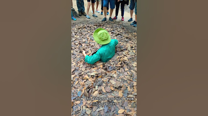 Clever hiding place in Vietnam - Củ Chi Tunnels