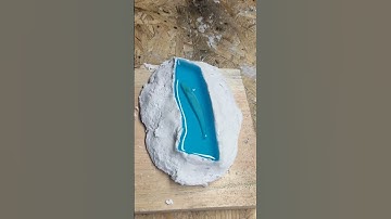 Knife Handle Made Of Epoxy Resin And Fangs DIY