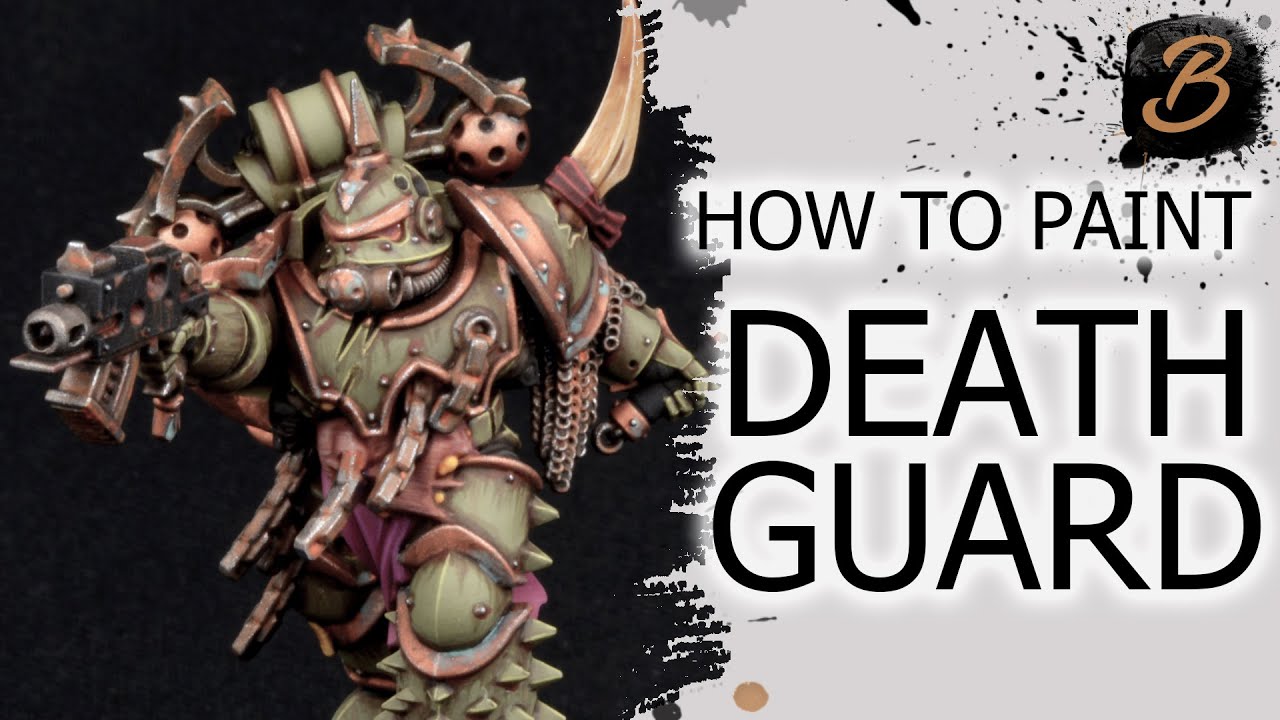 How to paint Death Guard armor