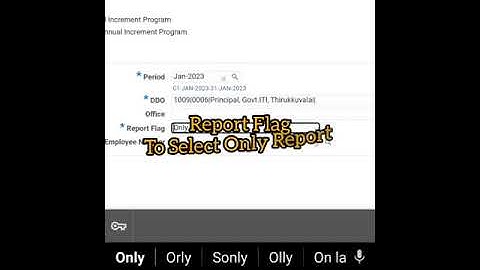 IFHRMS# How to View Annual Increment Report #Annual Increment Bill Creation# ஊதிய உயர்வு 2023#