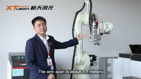 XTLASER laser welding machine with Robot arms